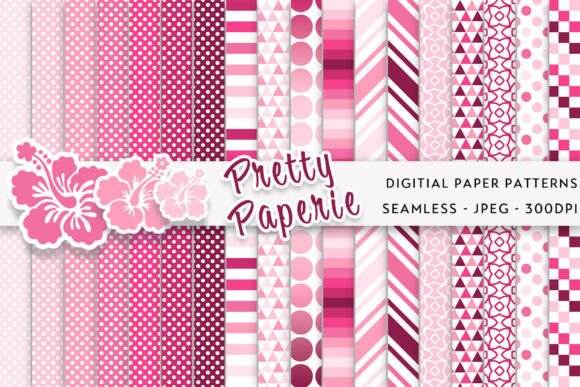 18 Digital Paper Backgrounds: Effortless Charm for Your Creative Projects