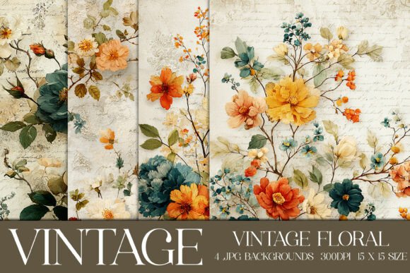 Charming Vintage Floral Backgrounds: A Designer's Guide